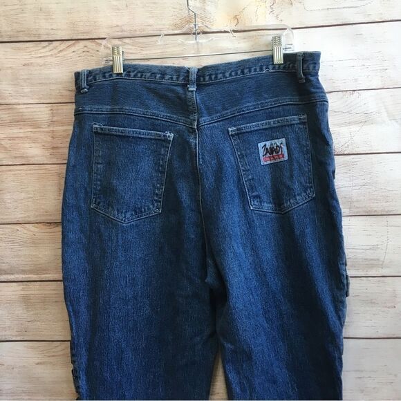 VINTAGE ZANA DI JEANS WITH UNIQUE STUDDED SIDES - Picture 6 of 9